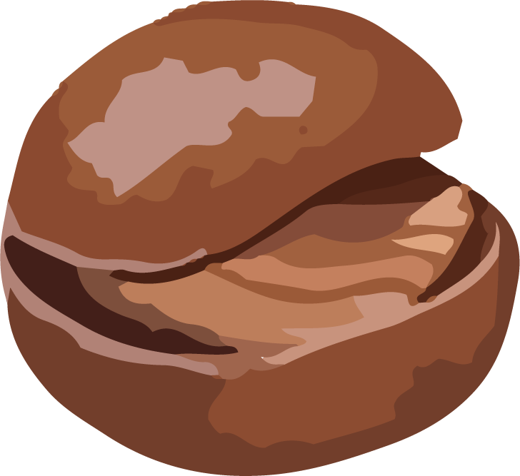bread art drawing with watercolor vector