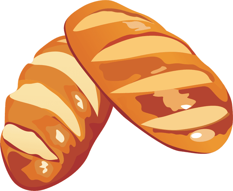 bread baked goods vector