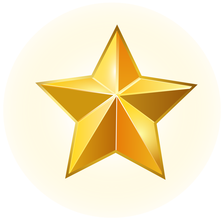 bright star bright stars shining gold emblem for awards and recognition purposes