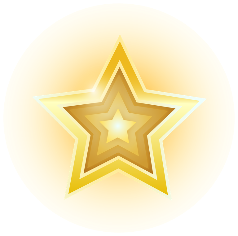 bright star bright stars shining golden icon for awards and celebrations