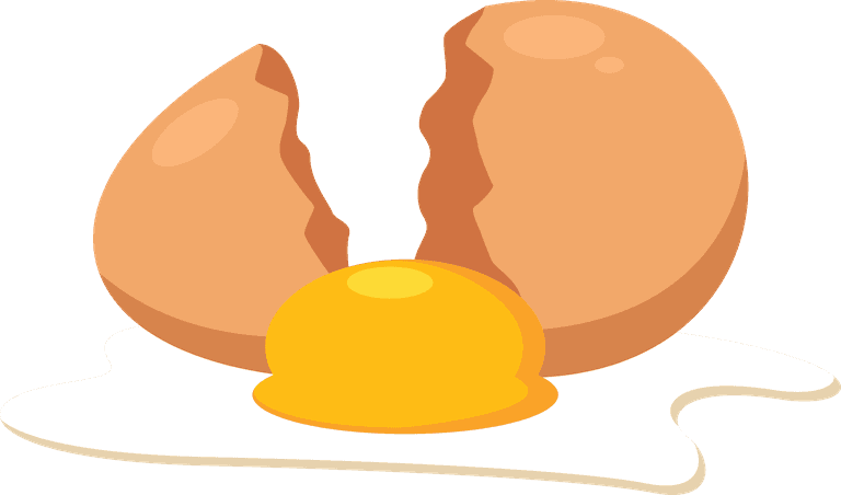 broken chicken egg included in this pack are broken egg icons a cream background