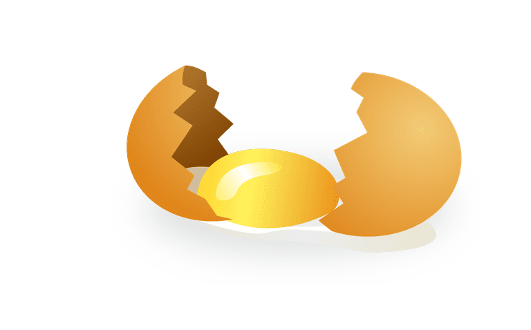 broken egg broken eggs of various shapes