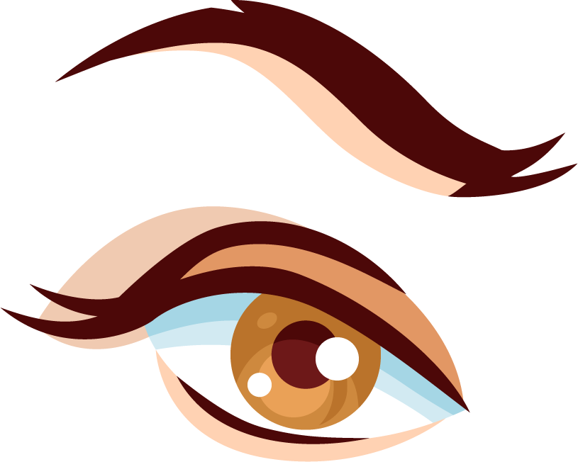 brown eye makeup mascara glamour eye