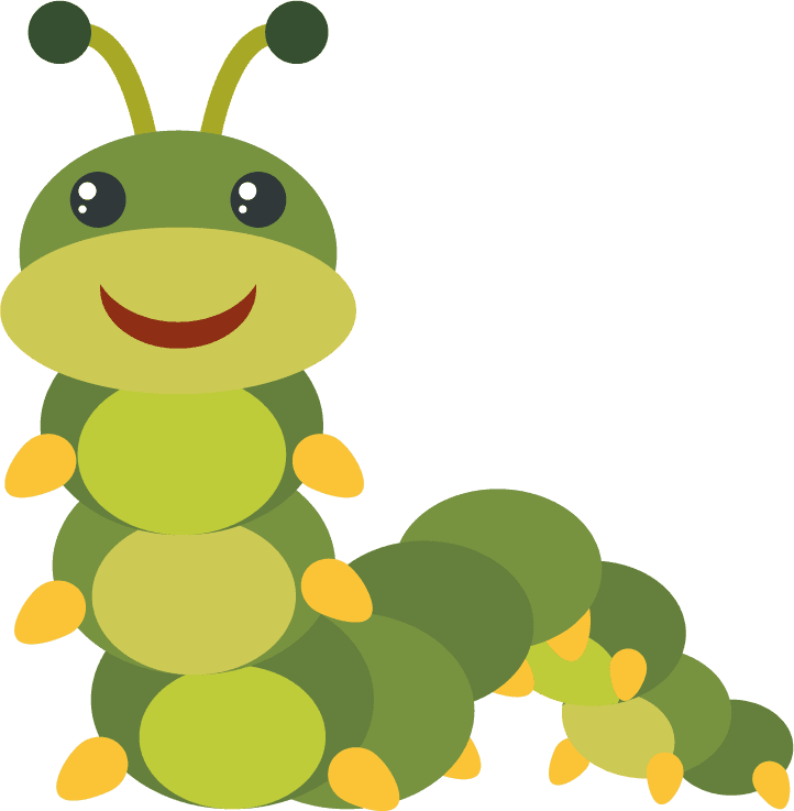adorable bug set insect character for children's educational projects and fun activities