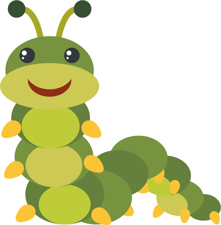 adorable bug set insect character for children's educational projects and fun activities