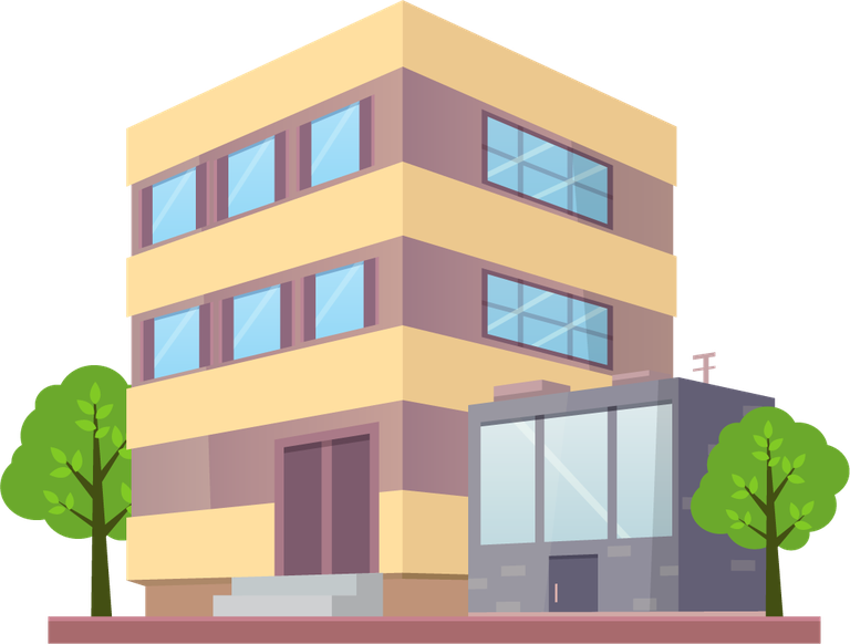 building architecture icons colored modern depicting stylish structures for urban planning