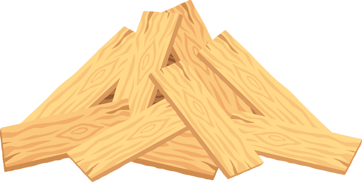 simple building material heaps for construction projects and DIY applications