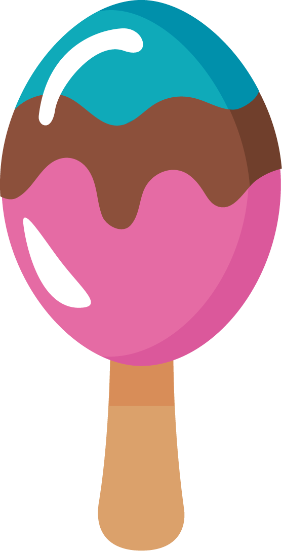 bundle of ice creams set icons