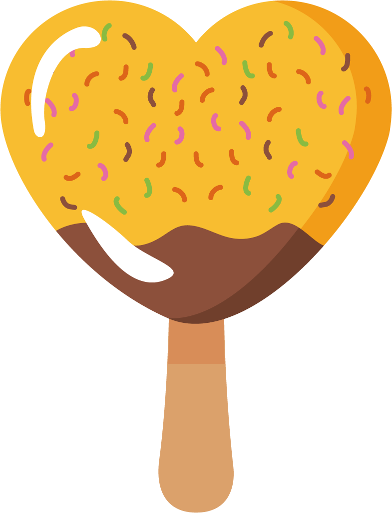 bundle of ice creams set icons