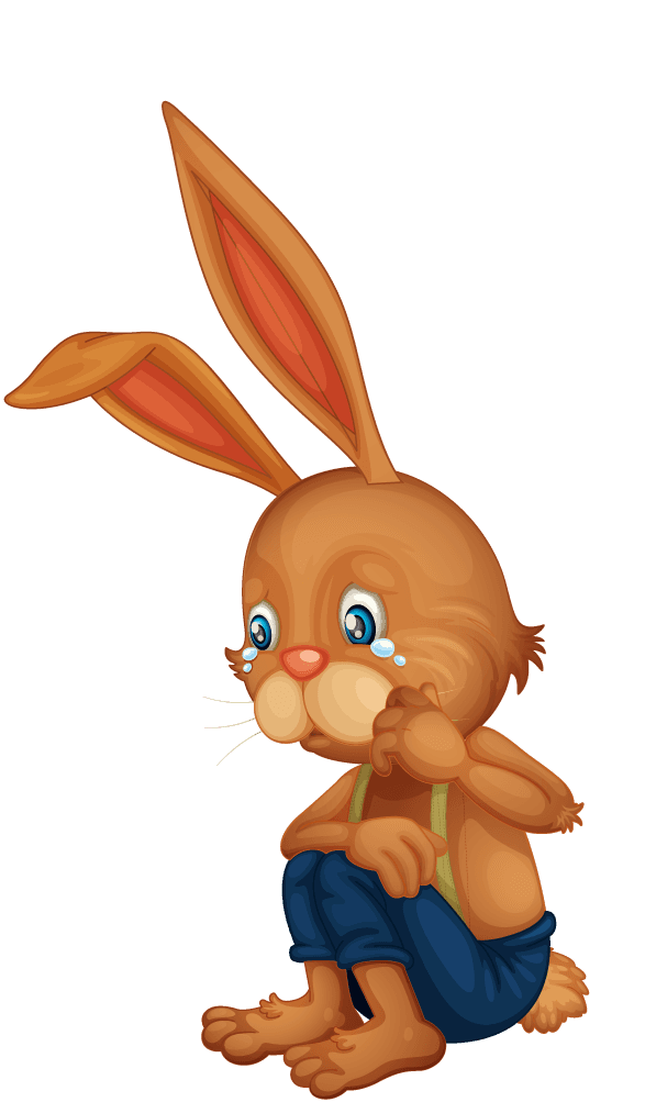 cute bunnies cartoon rabbit vector for children’s stories and playful decorations