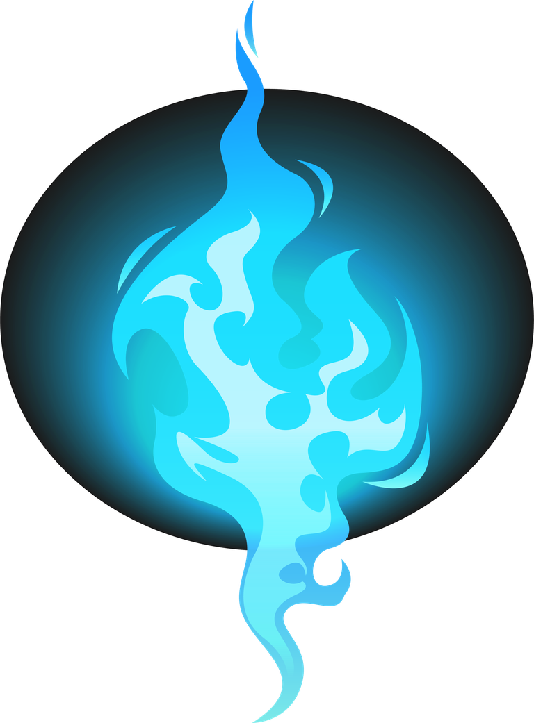 burning blue fire frames borders flame