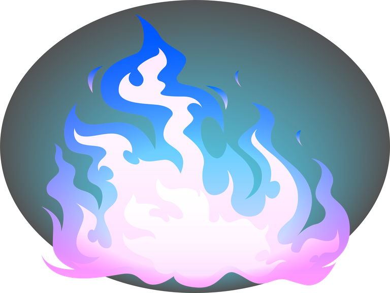 burning blue fire frames borders flame