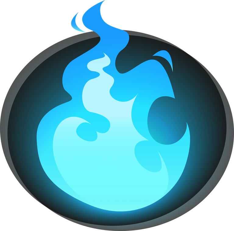 burning blue fire frames borders flame