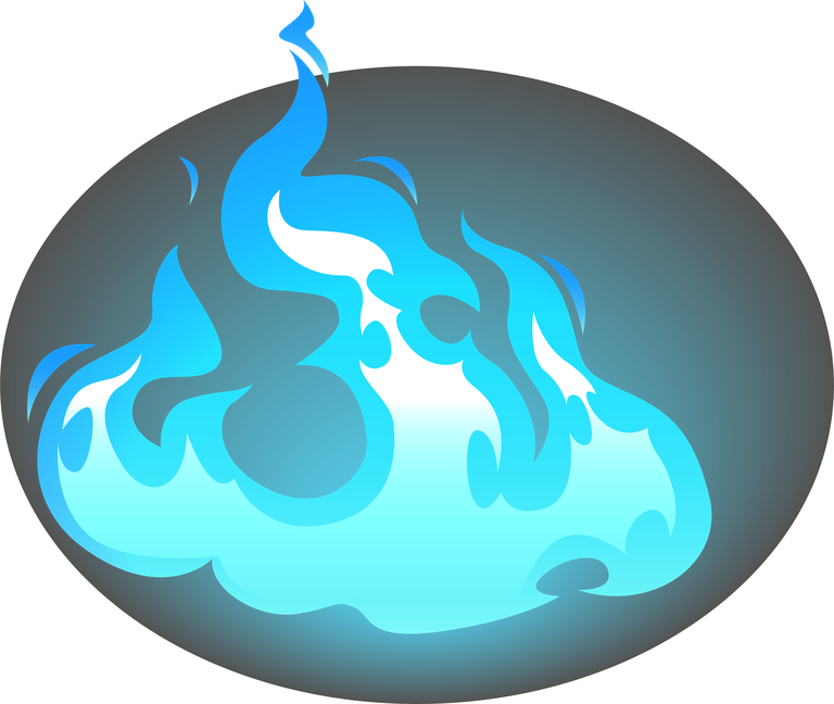 burning blue fire frames borders flame