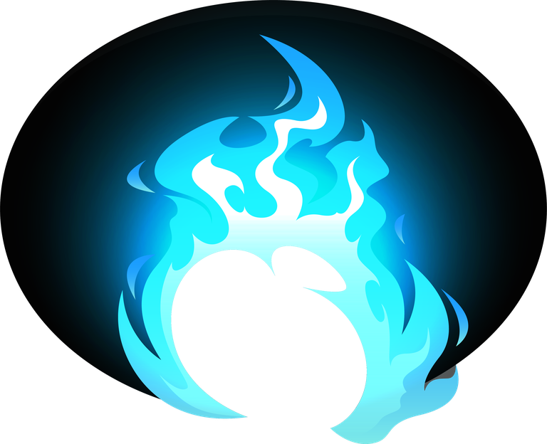 burning blue fire frames borders flame