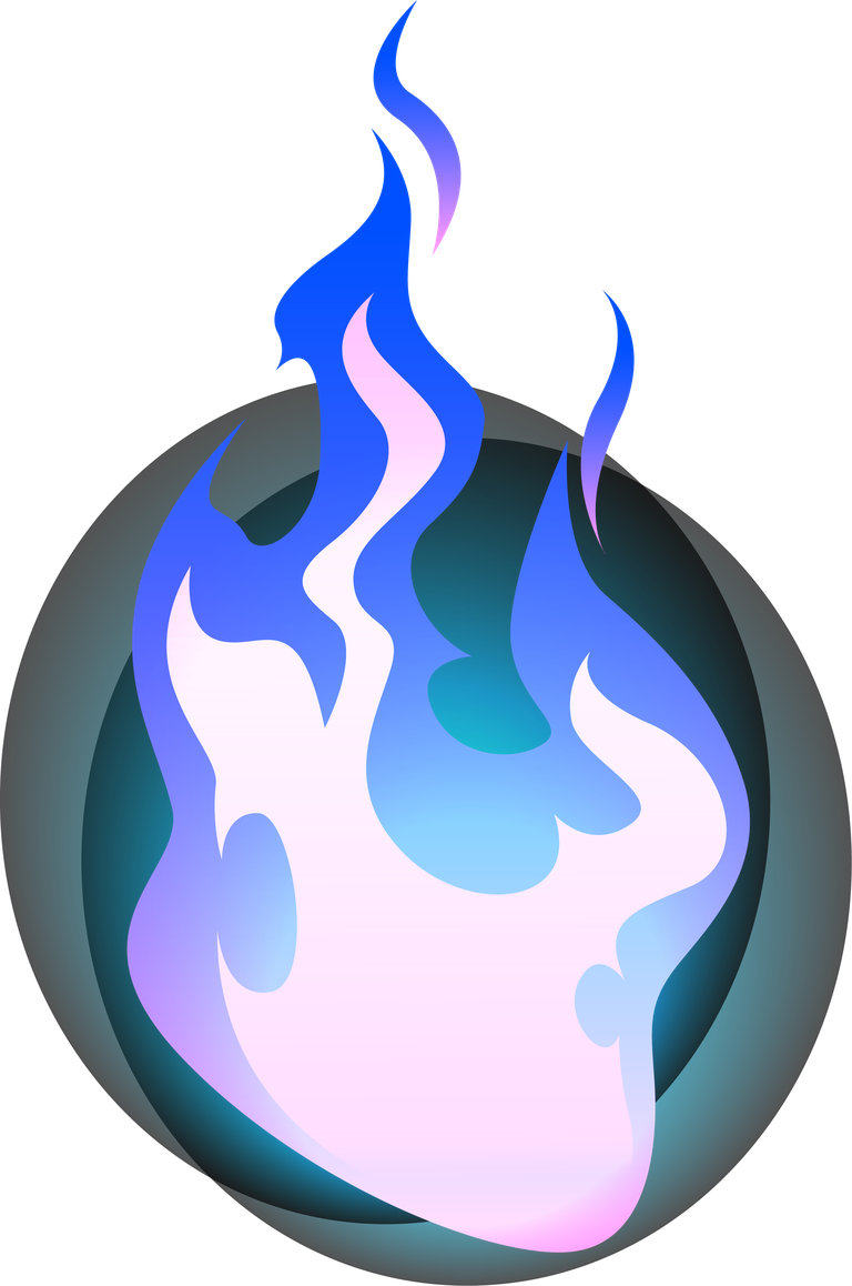 burning blue fire frames borders flame
