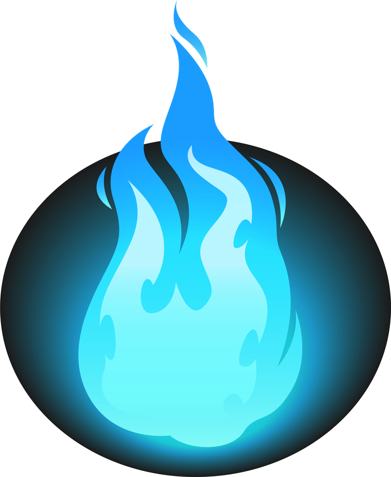 burning blue fire frames borders flame