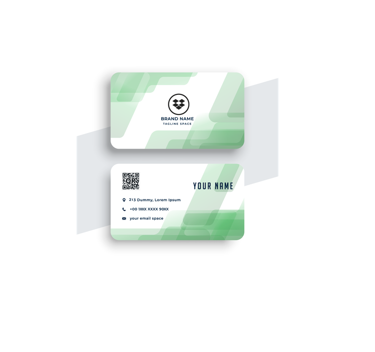 business card frames card with modern layout and professional appeal for networking needs