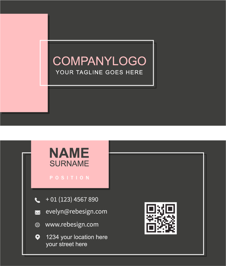 business card patterns and textures with contemporary style for professional networking