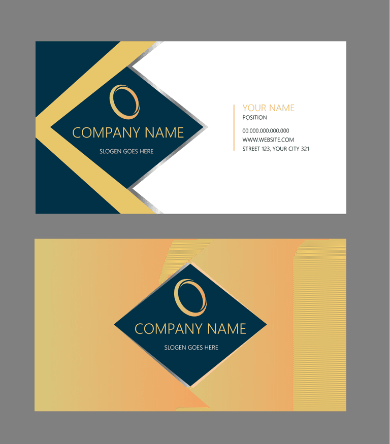 business card template patterns textures with modern layout and elegant colors for professionals