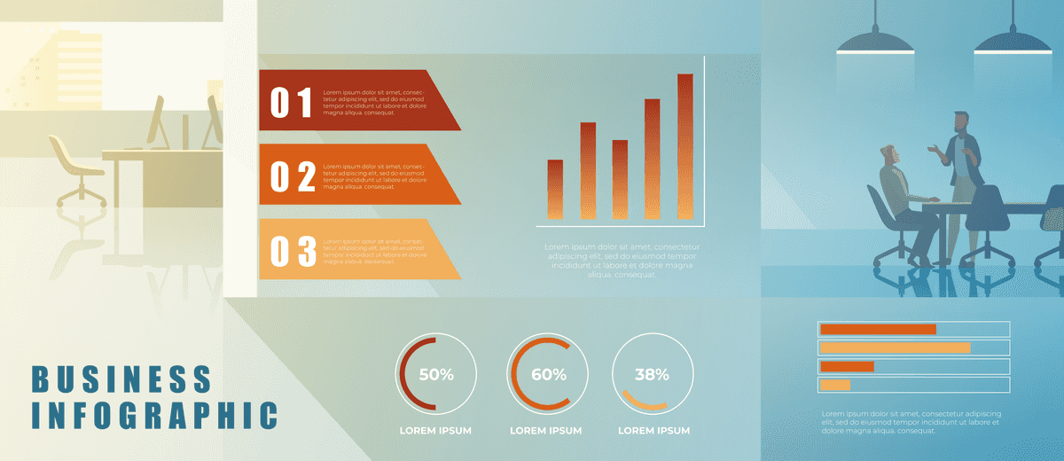 modern infographic templates with visual data, engaging charts, professional layouts, and business statistics for presentations