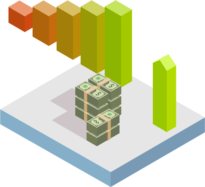 Business education coaching and meeting isometric