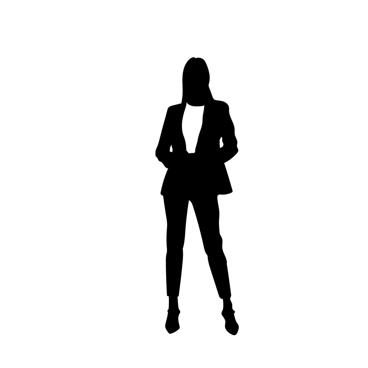 business woman fashion woman silhouette