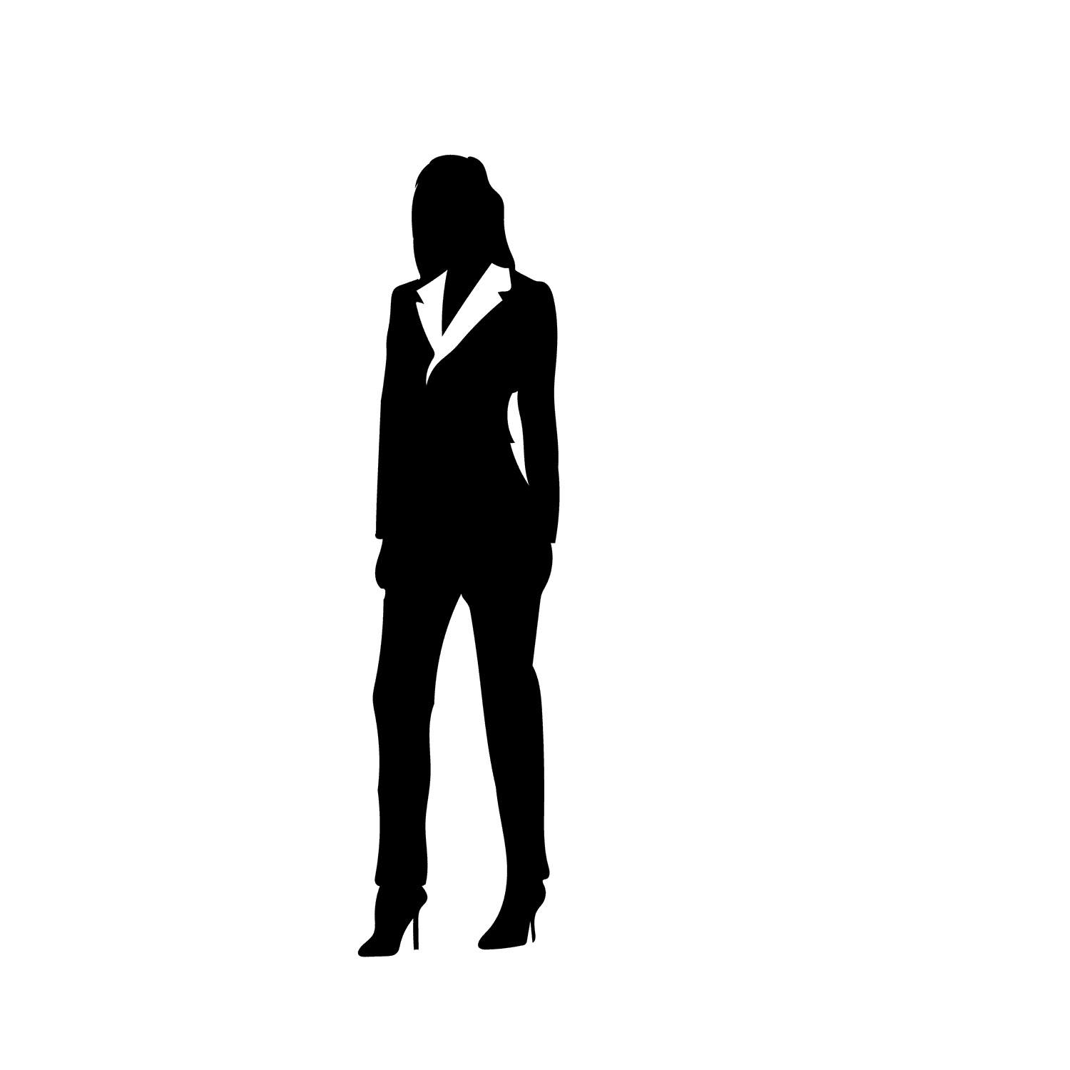 business woman fashion woman silhouette