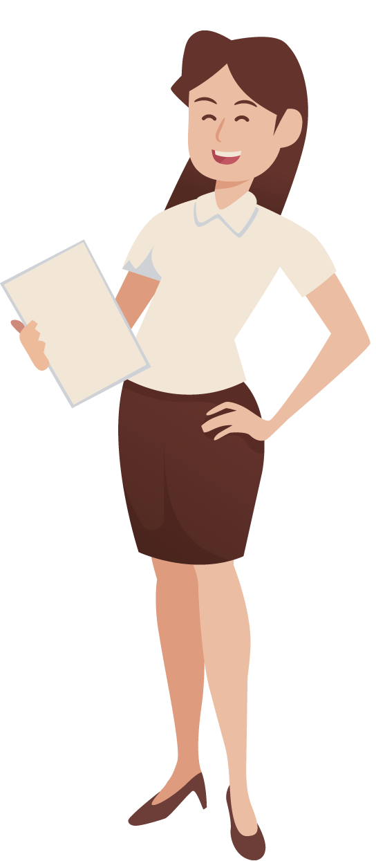 businesswoman doing different actions in a professional outfit with cheerful expressions and engaging poses
