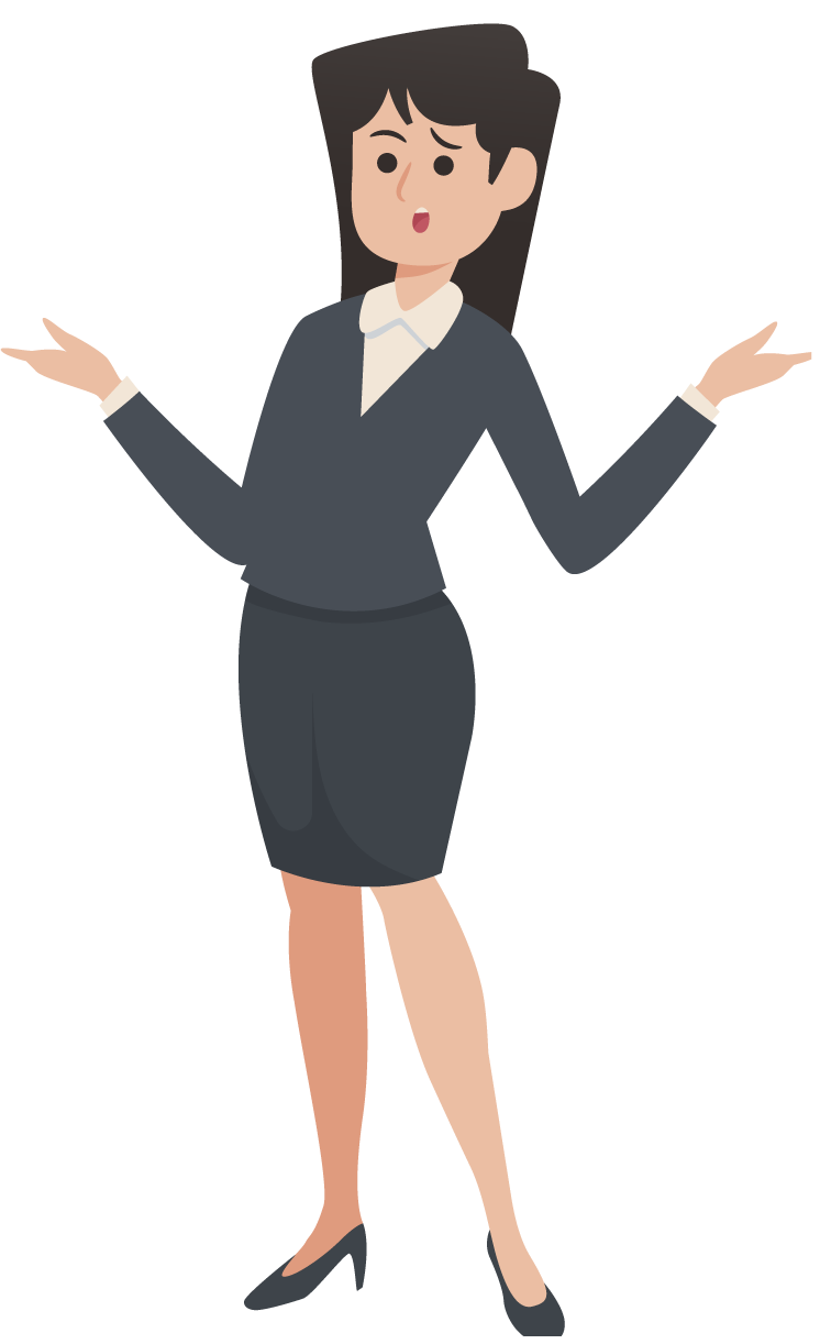 businesswoman doing different actions in a professional outfit for presentations and meetings