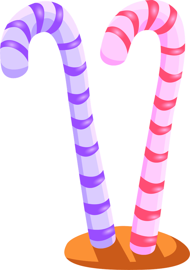 cake tree fairytale candyland set of whimsical candy canes for delightful celebrations