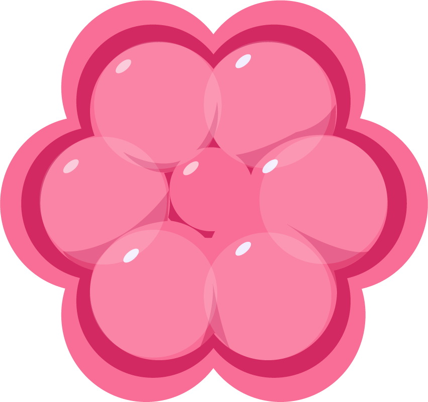 candies icons collection flat shapes sketch