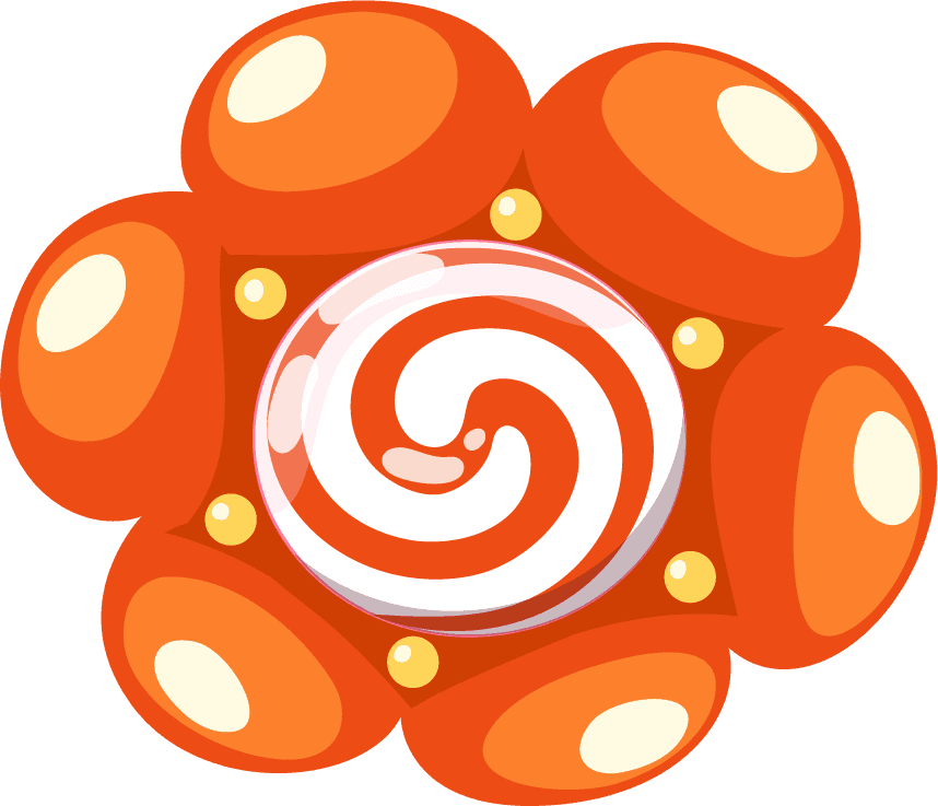 candies icons colorful shapes decor for festive themes and vibrant occasions
