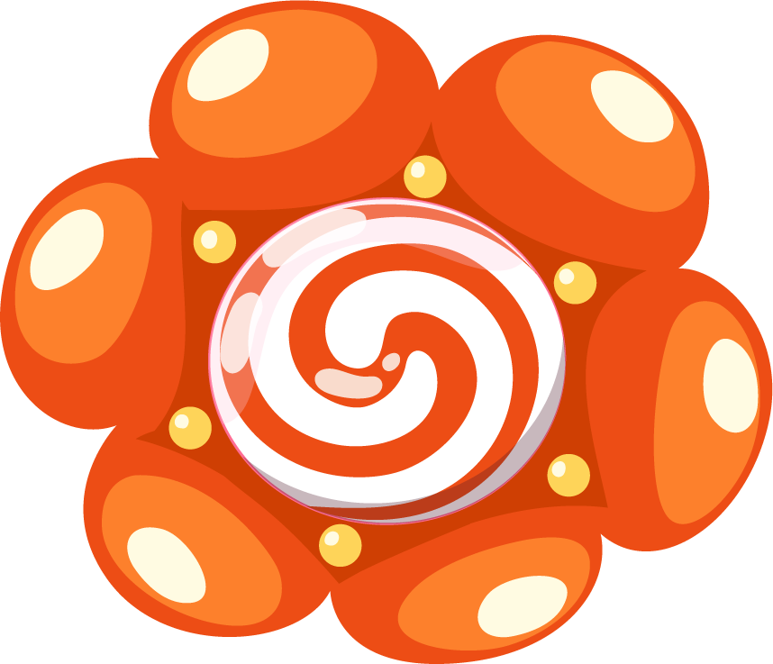candies icons colorful shapes decor for festive themes and vibrant occasions