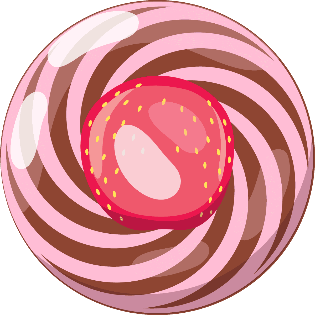 candies icons colorful shapes decor for fun events and playful designs