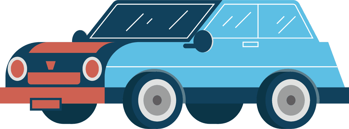 car vehicle icons colored classical sketch