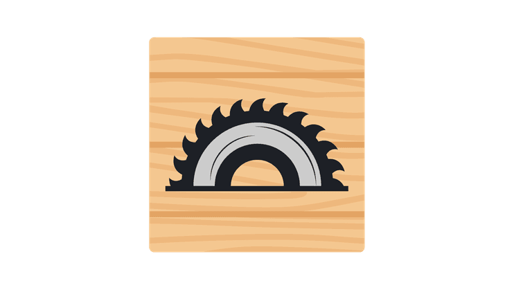 carpentry tools icons isolation flat silhouette 