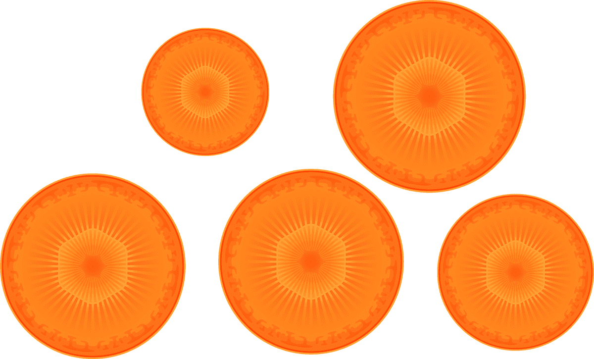 carrot decorative icons orange 