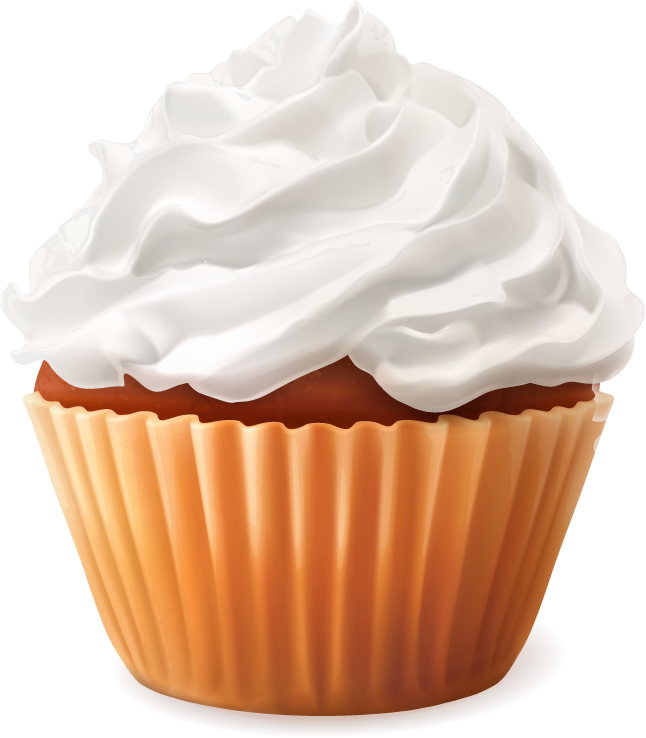 whimsical cartoon candy world material featuring delectable cupcake with fluffy frosting
