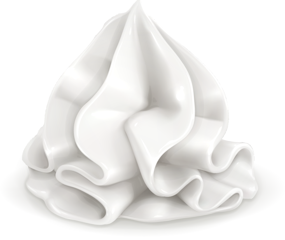 cartoon candy world material featuring whimsical whipped cream decorations for sweet-themed projects