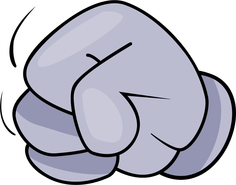cartoon character hands gestures set for expressive communication in animations and games