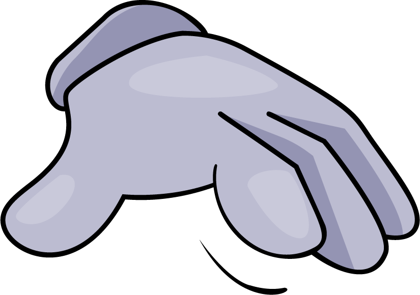 cartoon character hands gestures set for playful storytelling and interactive applications