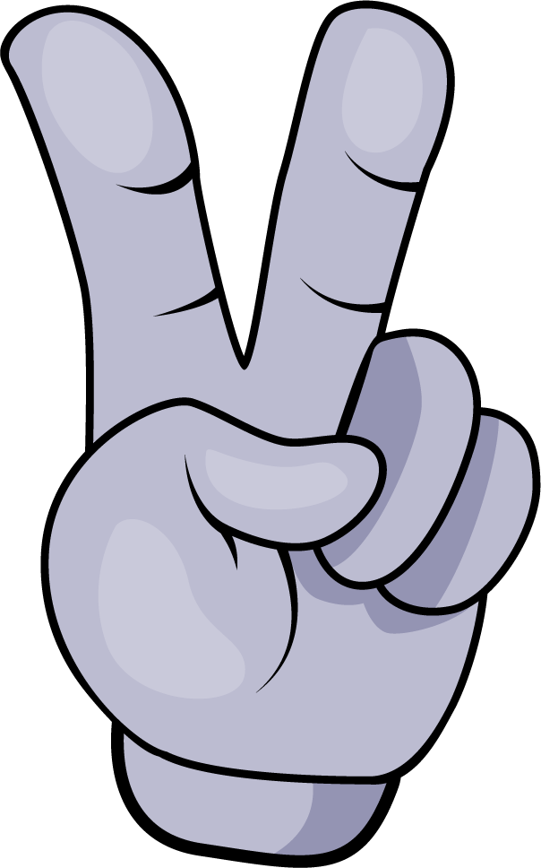 cartoon character hands gestures set for casual communication and expression in fun style