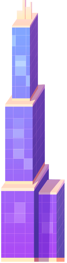 cartoon city building skyscraper landscapes