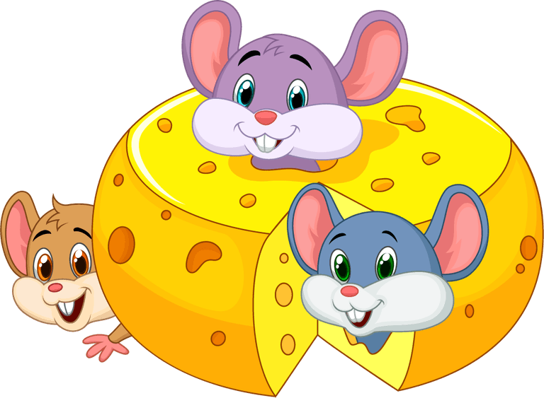 cartoon funny mouse collection set for cheerful projects and playful themes