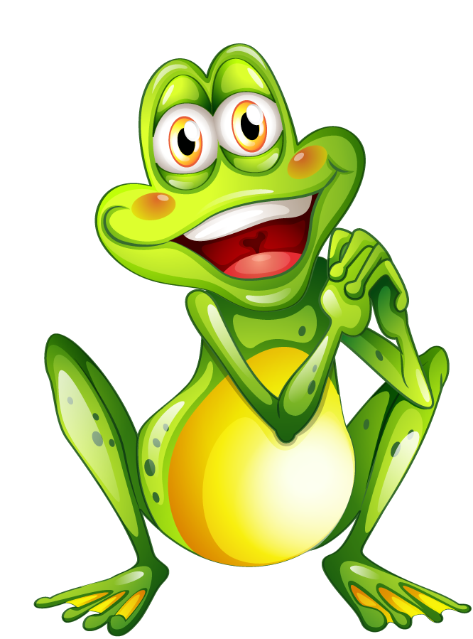 cartoon green frog frogs sign cheerful mascot for playful branding and designs