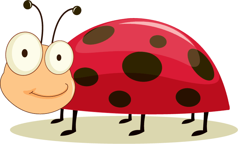 cartoon insect character with googly eye