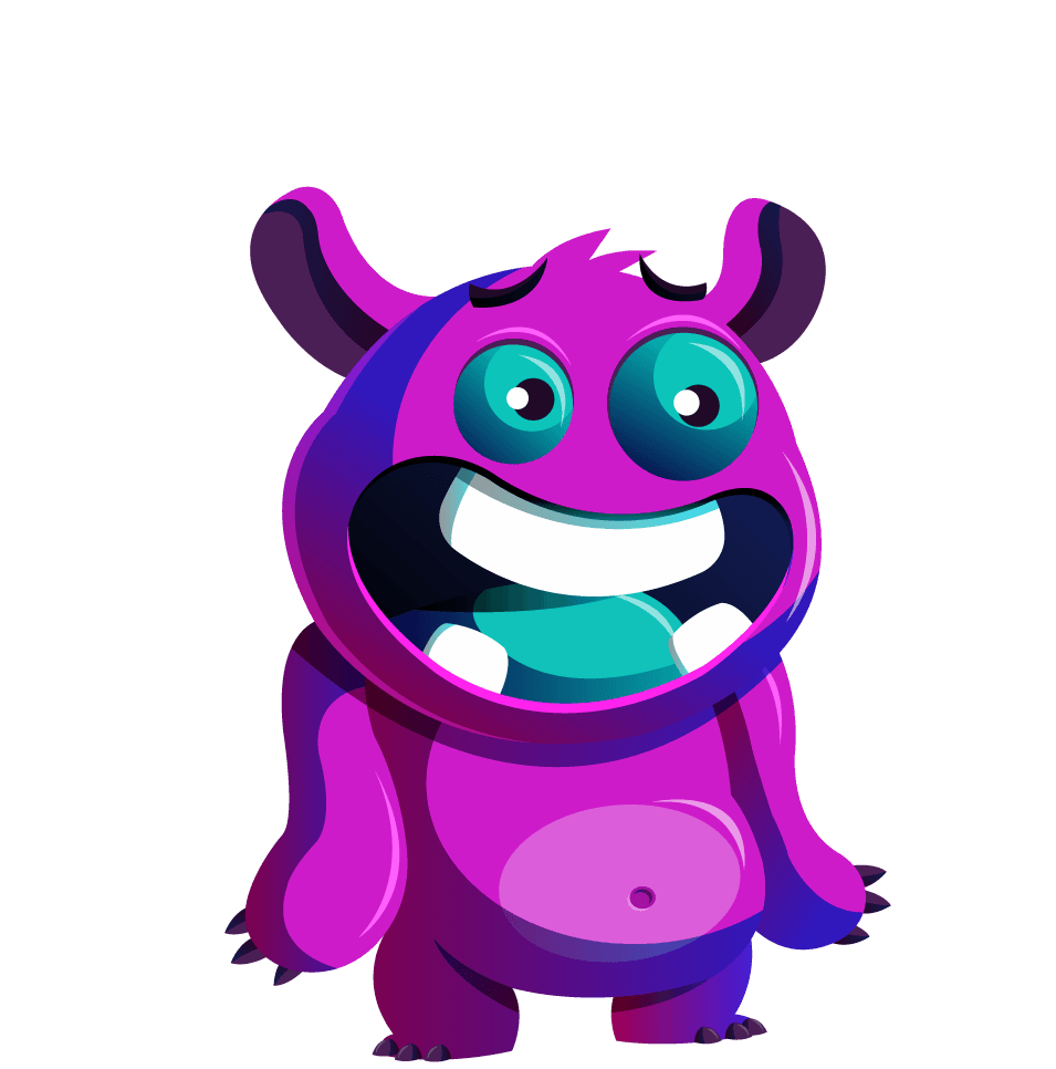 cartoon monster alien monsters icons funny cartoon characters