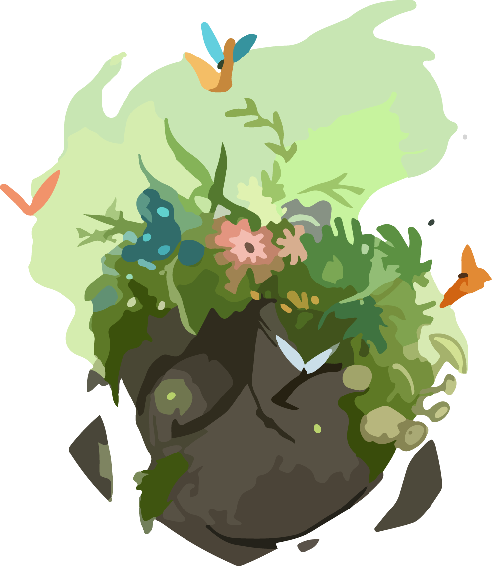 cartoon monster lava vector with playful features for vibrant gaming or media projects