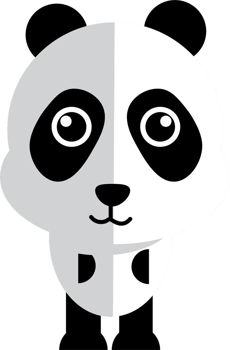 cartoon panda drawing fun with playful expressions and vibrant colors for kids' projects